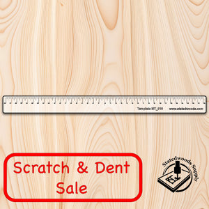 Scratch & Dent Equal Distance Measuring Ruler 36"