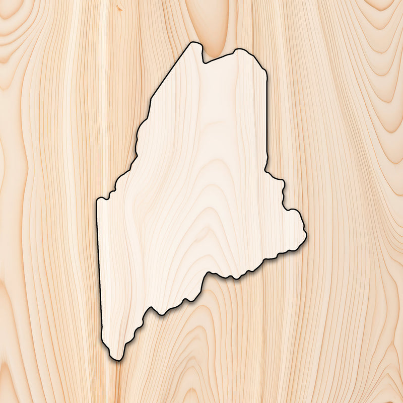 Maine Cutting Board or Charcuterie Board Acrylic Router Template - Create bold, eye-catching Maine-shaped cutting boards and charcuterie boards with precision and repeatability using our Maine Acrylic Router Template. Whether you're making products to sell or crafting custom gifts, this template gives you the control and consistency needed for professional results.