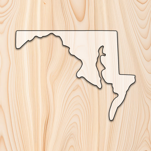 Maryland Cutting Board or Charcuterie Board Acrylic Router Template -Create bold, eye-catching Maryland-shaped cutting boards and charcuterie boards with precision and repeatability using our Maryland Acrylic Router Template. Whether you're making products to sell or crafting custom gifts, this template gives you the control and consistency needed for professional results.