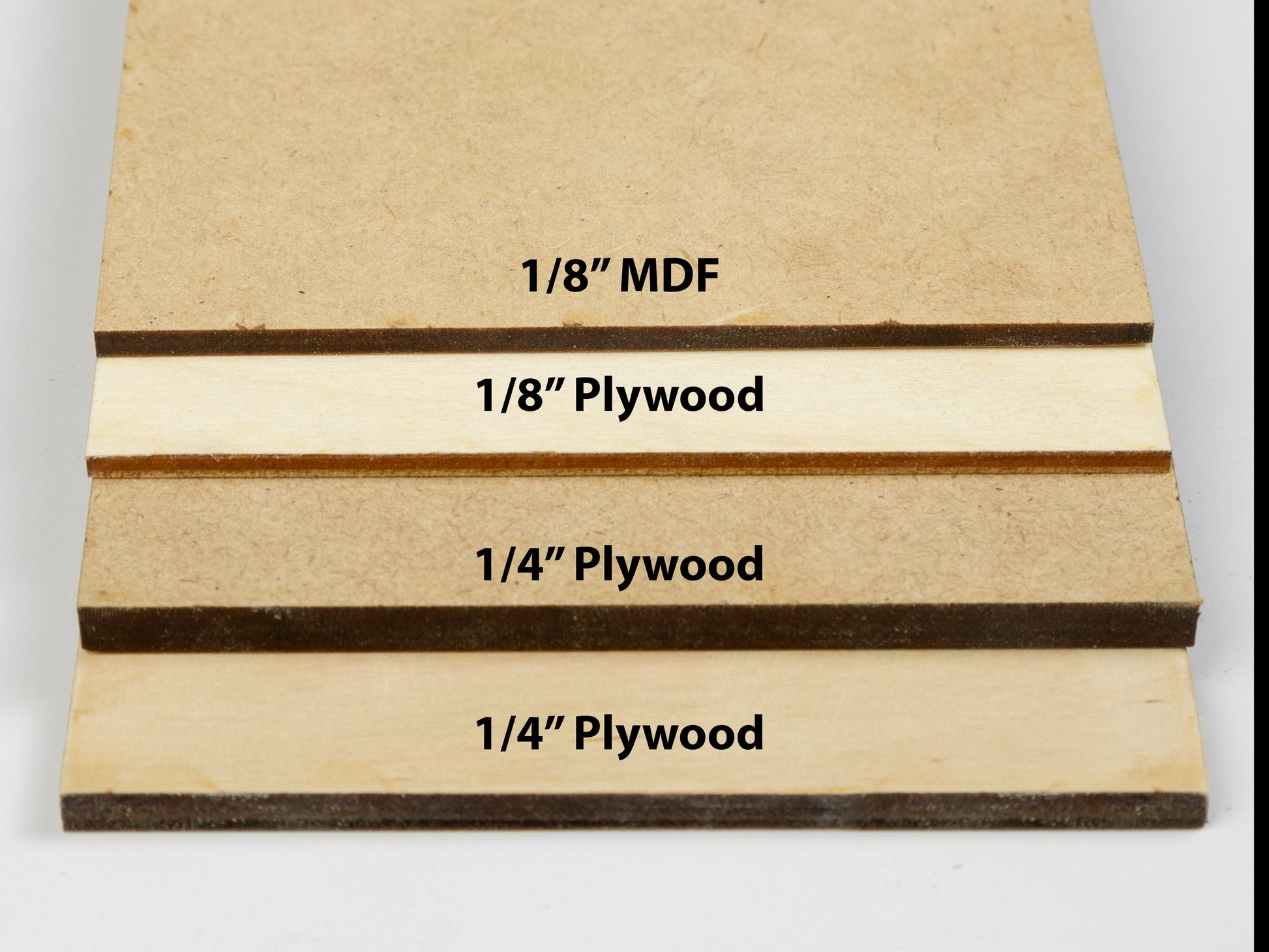 mdf plywood thickness quality laser cutout