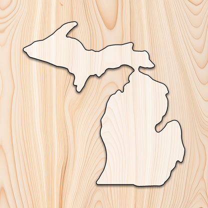 Michigan Cutting Board or Charcuterie Board Acrylic Router Template - Create bold, eye-catching Michigan-shaped cutting boards and charcuterie boards with precision and repeatability using our Michigan Acrylic Router Template. Whether you're making products to sell or crafting custom gifts, this template gives you the control and consistency needed for professional results.