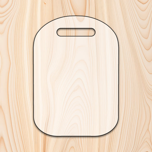 Modern Rounded Cutting Board or Charcuterie Board Acrylic Router Template