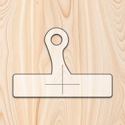 Natural Shaped Cutting Board or Charcuterie Board Handle Acrylic Router Template