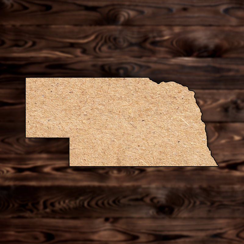 Nebraska State MDF Cutout