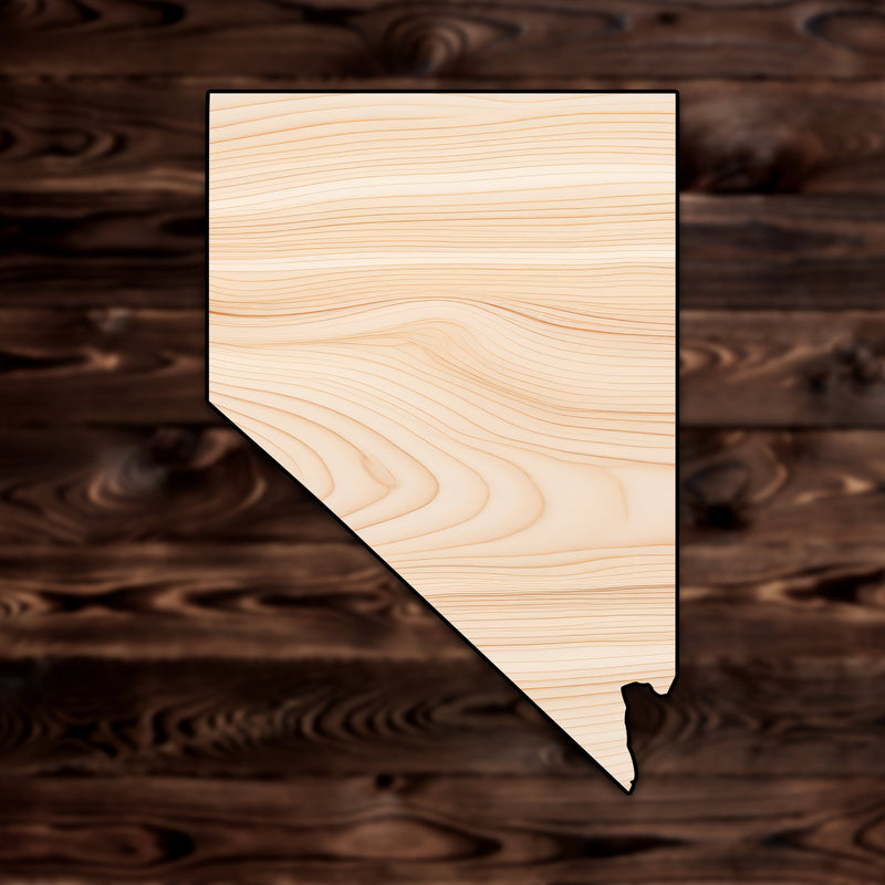 Nevada State Plywood Craft Shape
