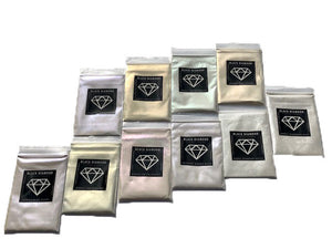 VARIETY PACK 9 (10 COLORS) powder pigment variety packs  Black Diamond Pigments®