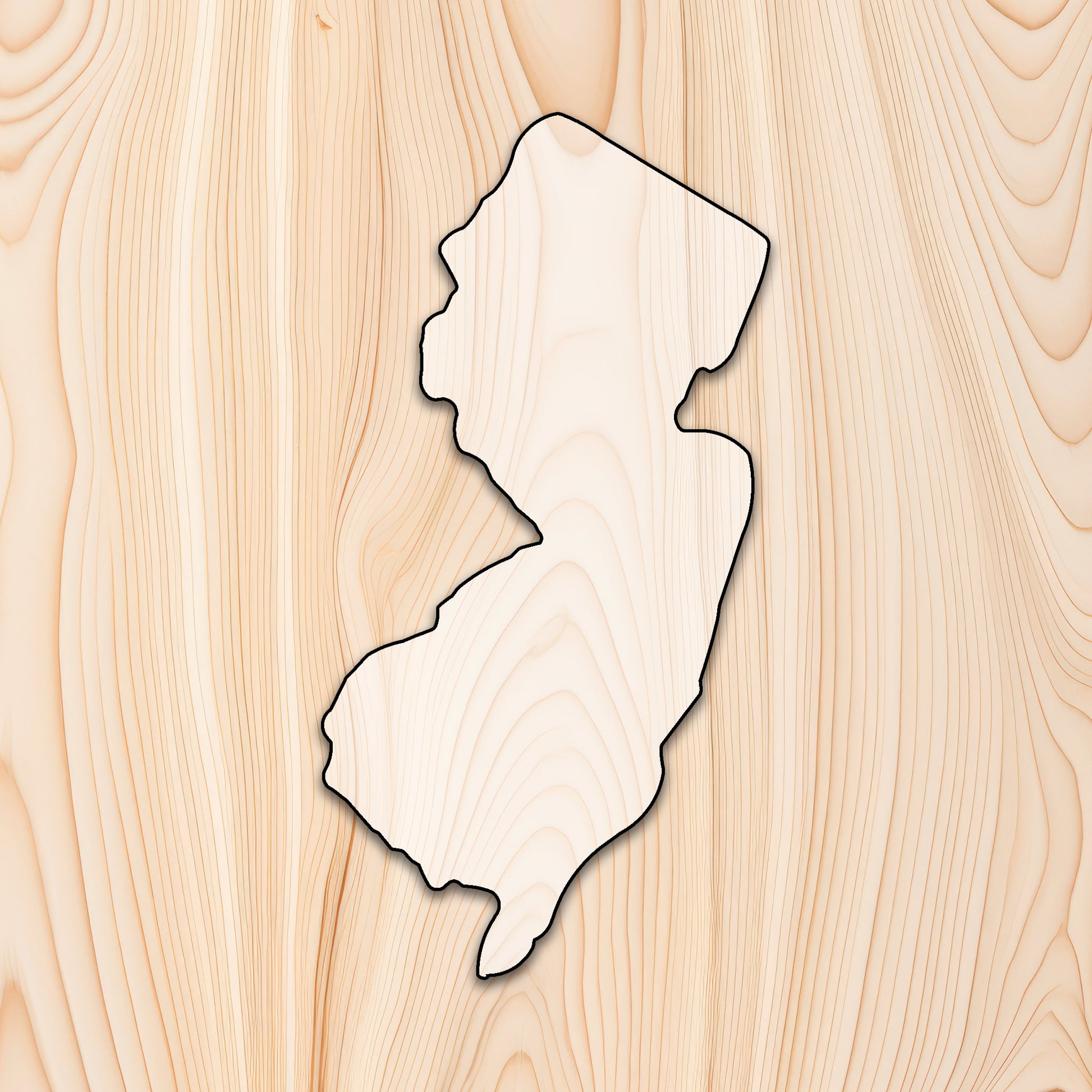 New Jersey Cutting Board or Charcuterie Board Acrylic Router Template - 

Create bold, eye-catching New Jersey-shaped cutting boards and charcuterie boards with precision and repeatability using our New Jersey Acrylic Router Template. Whether you're making products to sell or crafting custom gifts, this template gives you the control and consistency needed for professional results