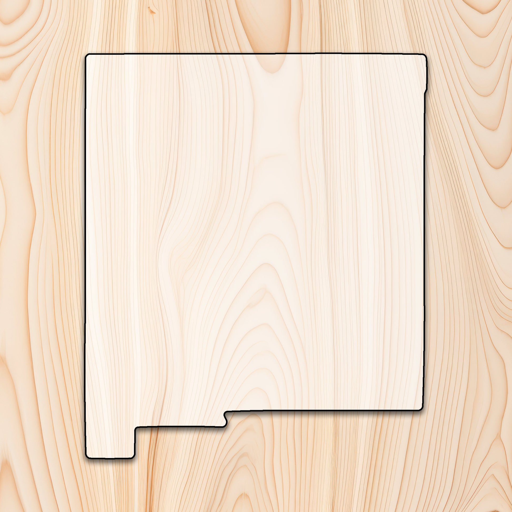 New Mexico Cutting Board or Charcuterie Board Acrylic Router Template -
Create bold, eye-catching New Mexico-shaped cutting boards and charcuterie boards with precision and repeatability using our New Mexico Acrylic Router Template. Whether you're making products to sell or crafting custom gifts, this template gives you the control and consistency needed for professional results.