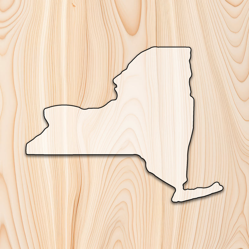 New York Cutting Board or Charcuterie Board Acrylic Router Template - 

Create bold, eye-catching New York-shaped cutting boards and charcuterie boards with precision and repeatability using our New York Acrylic Router Template. Whether you're making products to sell or crafting custom gifts, this template gives you the control and consistency needed for professional results.