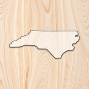 North Carolina State Outline Cutting Board or Charcuterie Acrylic Board Router Template