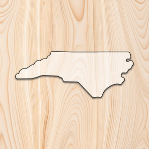 North Carolina State Outline Cutting Board or Charcuterie Acrylic Board Router Template