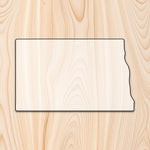 North Dakota Cutting Board or Charcuterie Board Acrylic Router Template - Create bold, eye-catching North Dakota&nbsp;-shaped cutting boards and charcuterie boards with precision and repeatability using our North Dakota Acrylic Router Template. Whether you're making products to sell or crafting custom gifts, this template gives you the control and consistency needed for professional results.