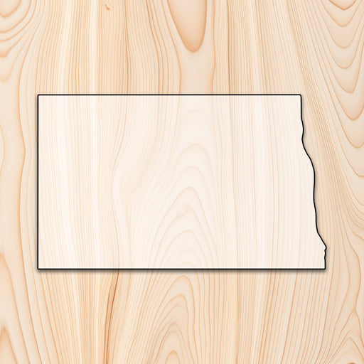North Dakota State Acrylic Craft Cutout