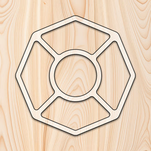 Octagon 5 Recessed Pocket Tray Router Templatefor woodworking, perfect for shaping custom sized cutting boards, charcuterie boards, trays  and custom projects.