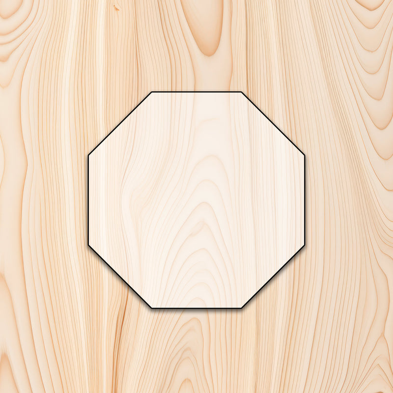 Octagon Shape Acrylic Craft Cutout