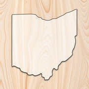 Ohio Cutting Board or Charcuterie Board Acrylic Router Template- Create bold, eye-catching Ohio-shaped cutting boards and charcuterie boards with precision and repeatability using our Ohio Acrylic Router Template. Whether you're making products to sell or crafting custom gifts, this template gives you the control and consistency needed for professional results.