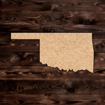 Oklahoma State MDF Craft Cutout , a Intricate laser-cut craft cutout made of MDF, featuring detailed designs and clean edges, perfect for home decor or DIY projects.