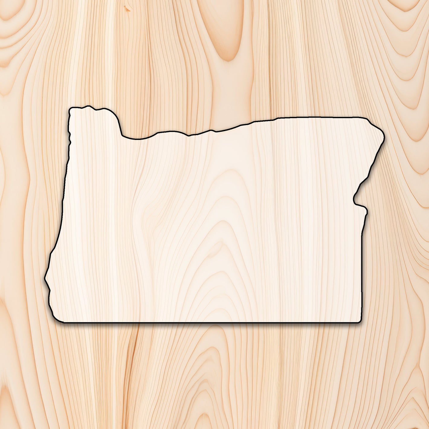Oregon Cutting Board or Charcuterie Board Acrylic Router Template - Create bold, eye-catching Oregon-shaped cutting boards and charcuterie boards with precision and repeatability using our Oregon Acrylic Router Template. Whether you're making products to sell or crafting custom gifts, this template gives you the control and consistency needed for professional results.