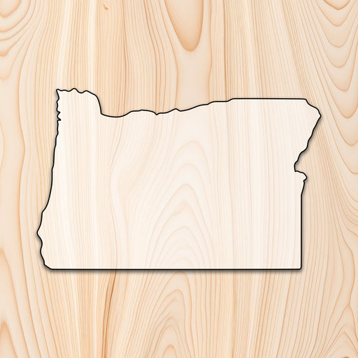 Oregon State Acrylic Craft Cutout