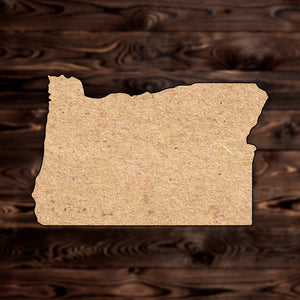Oregon State MDF Craft Cutout , a Intricate laser-cut craft cutout made of MDF, featuring detailed designs and clean edges, perfect for home decor or DIY projects.