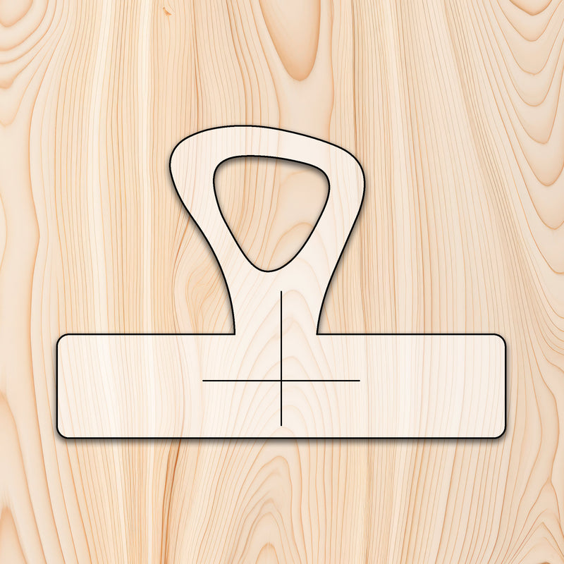 Organic Cutting Board or Charcuterie Board Handle Acrylic Router Template