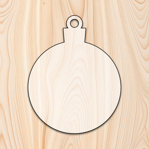 Christmas Round Ornament Acrylic Craft Cutout