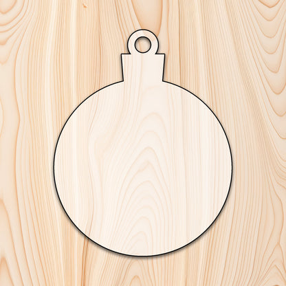 Christmas Round Ornament Acrylic Craft Cutout