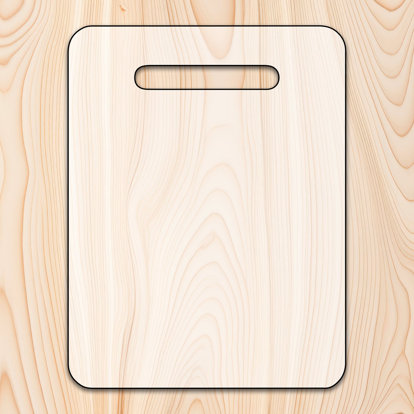 Pallet style cutting board router template for crafting unique charcuterie and serving boards with clean lines