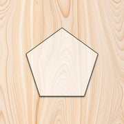 Pentagon Shape Acrylic Craft Cutout