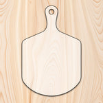 Pizza Peel Cutting Board or Charcuterie Board Router Template for woodworking, perfect for shaping custom sized cutting boards, charcuterie boards, and custom projects.
