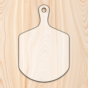 Pizza Peel Cutting Board or Charcuterie Board Router Template for woodworking, perfect for shaping custom sized cutting boards, charcuterie boards, and custom projects.
