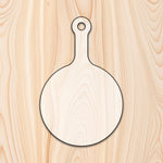 Pizza Style Cutting Board or Charcuterie Board Router Template for woodworking, perfect for shaping custom sized cutting boards, charcuterie boards, and custom projects.
