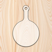 Pizza Style Cutting Board or Charcuterie Board Acrylic Router Template