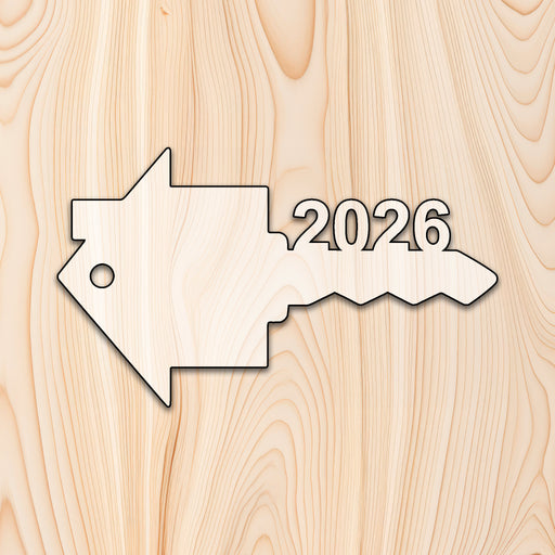 Realtor House Key 2026 Acrylic Craft Cutout