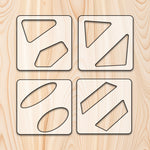 Recessed Handle Cutting Board or Charcuterie Board Router Template Kit (4 Piece Template Kit) Our Recessed Handle Templates Kits can help you cut that perfect shape on any and all of your projects.  Each template has 2 shapes to choose from and this kit comes with 4 templates total! These 1/4" thick acrylic templates are perfect for holding up to receptive use and the clear template allows you to position exactly where you like best while still being able to see your wood grain through.  