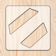Recessed Rectangular Handle Cutting Board or Charcuterie Board Acrylic Router Template