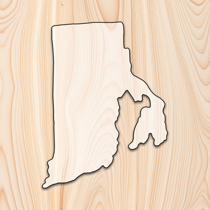 Rhode Island Cutting Board or Charcuterie Board Acrylic Router Template - Create bold, eye-catching Rhode Island-shaped cutting boards and charcuterie boards with precision and repeatability using our Rhode Island Acrylic Router Template. Whether you're making products to sell or crafting custom gifts, this template gives you the control and consistency needed for professional results.