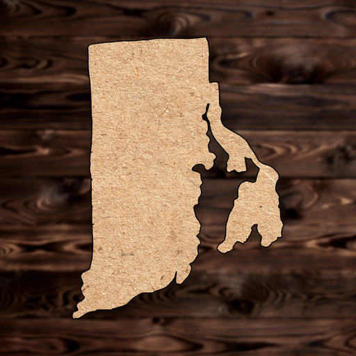 Rhode Island State MDF Cutout