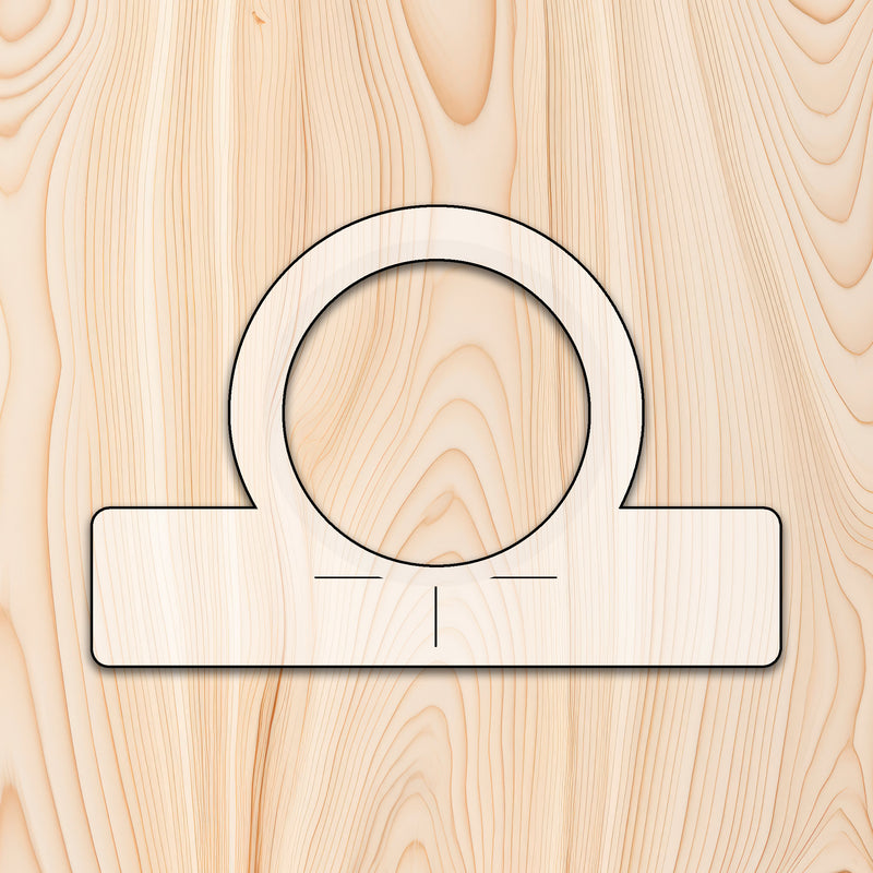 Round Handle Cutting Board or Charcuterie Board Handle Acrylic Router Template
