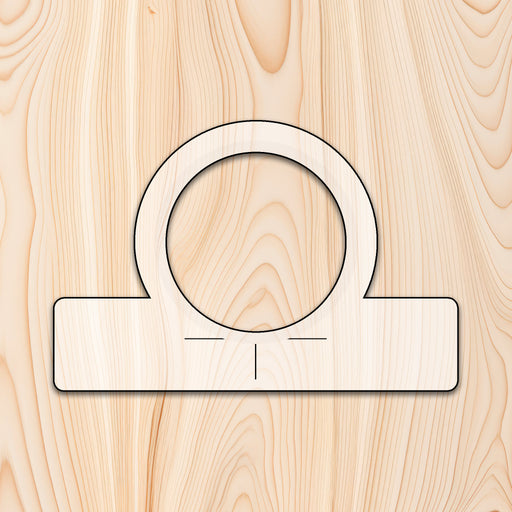 Round Handle Cutting Board or Charcuterie Board Handle Acrylic Router Template