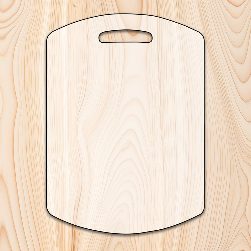 Rounded Edge Cutting Board or Charcuterie Board Acrylic Router Template