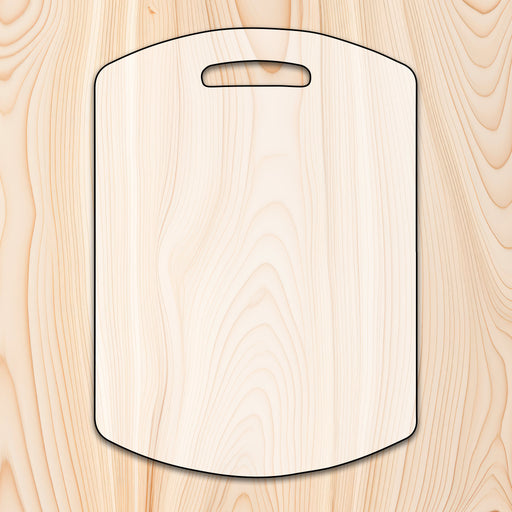Rounded Edge Cutting Board or Charcuterie Board Acrylic Router Template