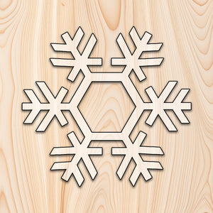 Stellar Snowflake Christmas Acrylic Craft Cutout