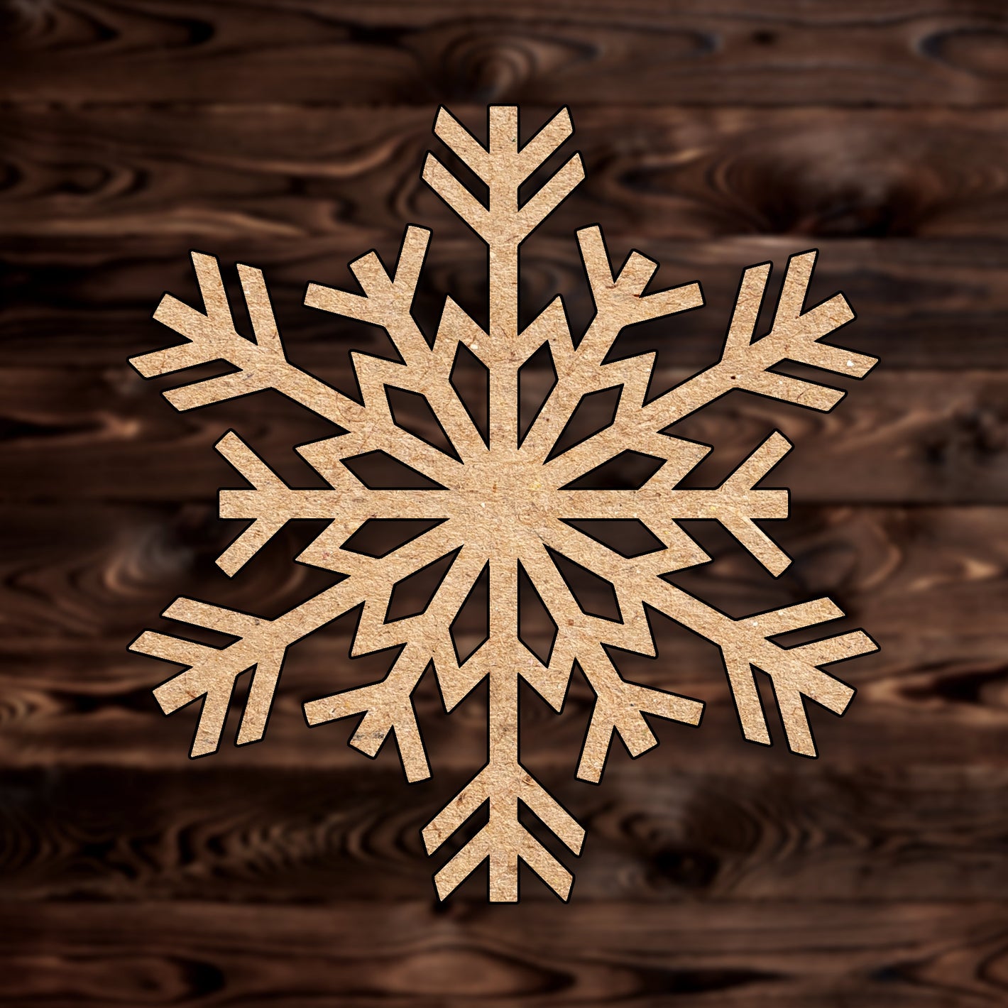 Christmas Snowflake MDF Craft Cutout