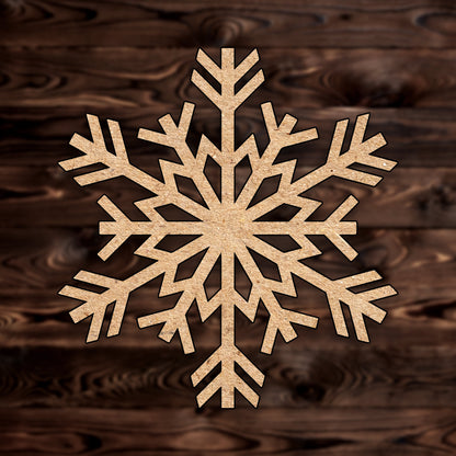 Christmas Snowflake MDF Craft Cutout