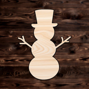 Snowman Plywood Craft Shape