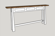 Mission Style Library and End Tables Digital Plans