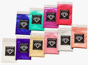 VARIETY PACK 3 (10 COLORS) powder pigment packs Black Diamond Pigments®