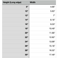 cutting board measurements