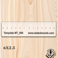 Equal Distance Measuring Ruler 12"